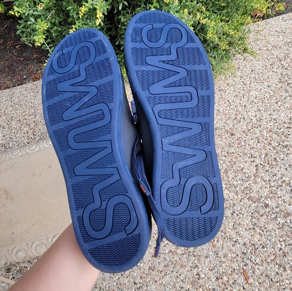 Swims Men's Blue Sneakers Rare Color - Picture 9 of 13